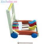 Xe tập đi bằng gỗ có đàn gõ
